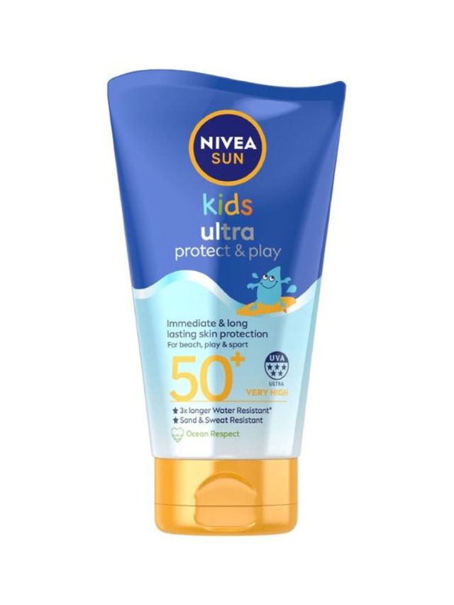NIVEA Kids Ultra Protect & Play Lotion with SPF 50 Sunblock for Kids (150ml)