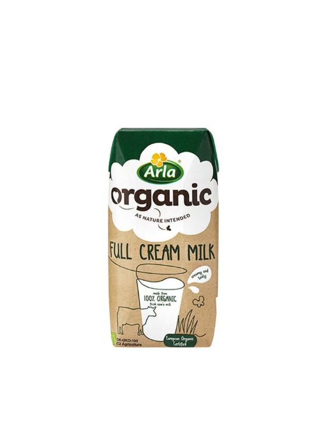 Arla Organic Full Cream Milk 200ml (No Color- Image 1)