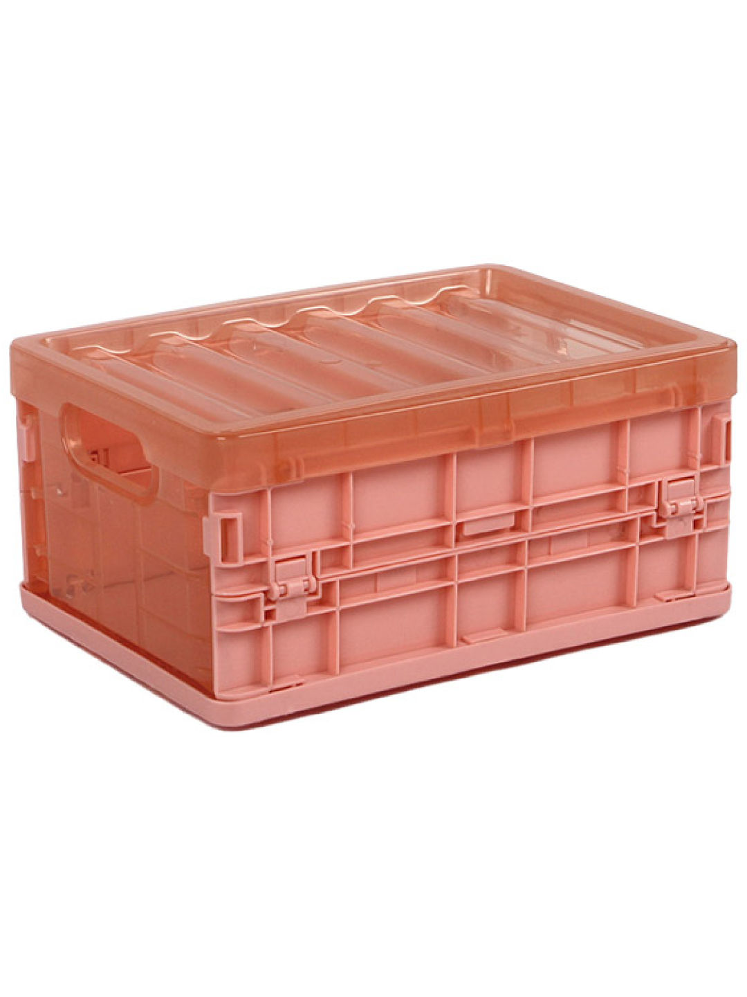 Stak Foldable Storage Box (Large) (Pink- Image 1)