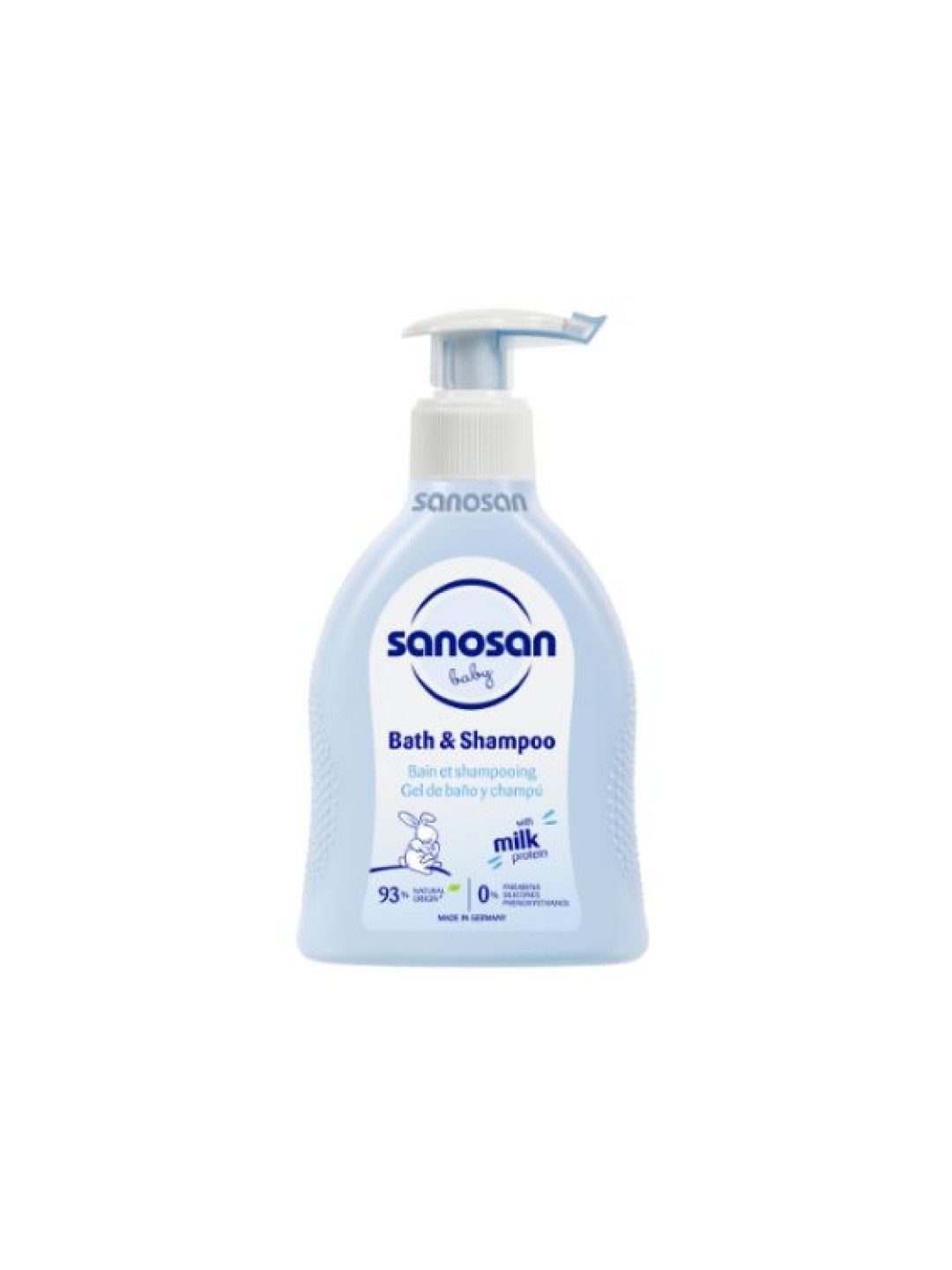 Sanosan Baby Bath and Shampoo 200ml (No Color- Image 1)