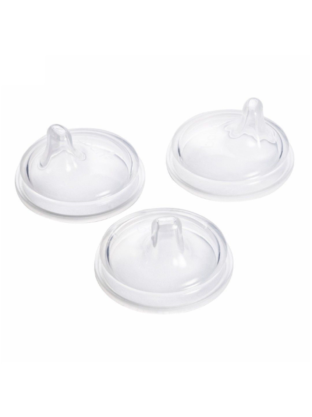 BOON NURSH Silicone Sippy Spout (3-Pack) BPA-Free (Clear- Image 1)