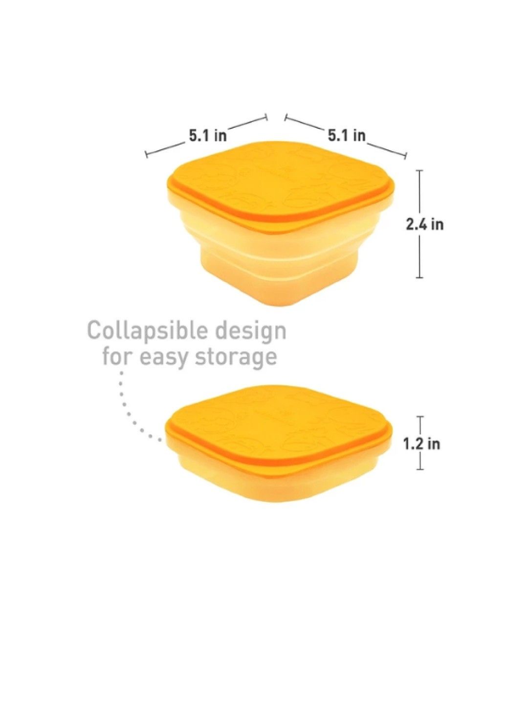 Marcus & Marcus Silicone Collapsible Container (Pastel Pink- Image 3)