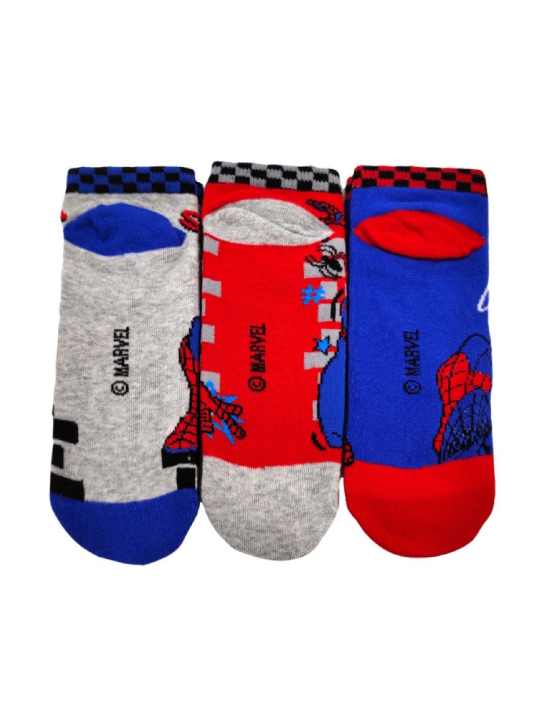 LIL LEGENDS Sneaker Socks (3-Pair Pack) - Spider-Man Hometown Hero Pop Socks (No Color- Image 2)