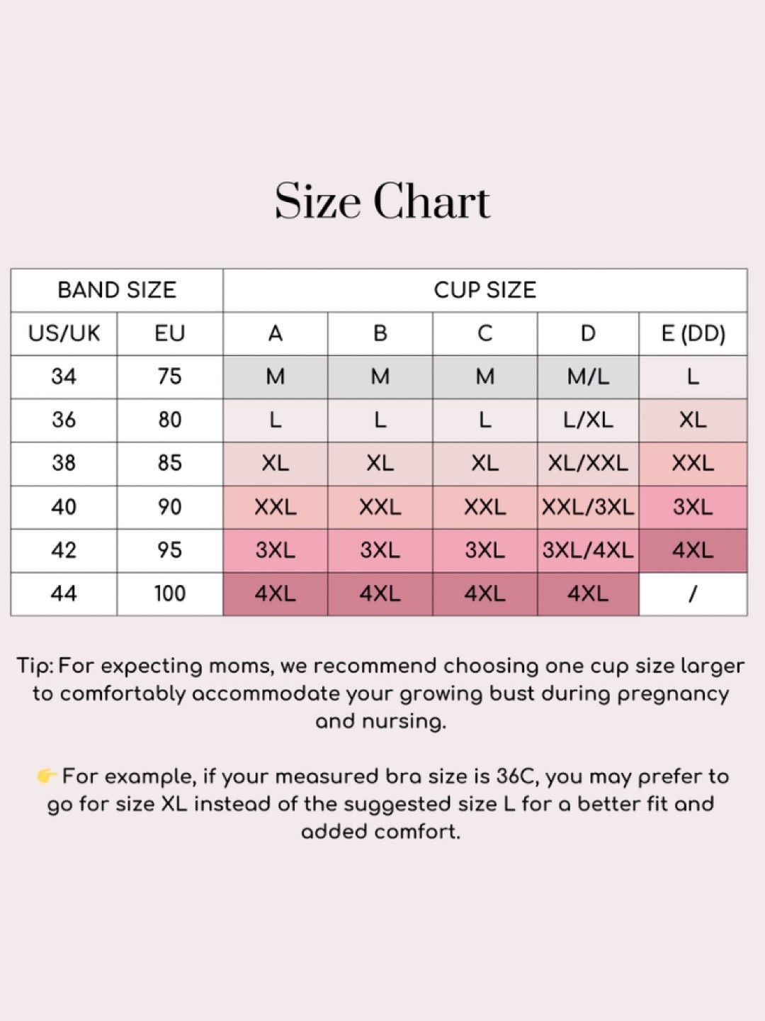BellaMom Rose Ultra Soft Antibacterial Maternity and Nursing Bra (Light Pink- Image 4)