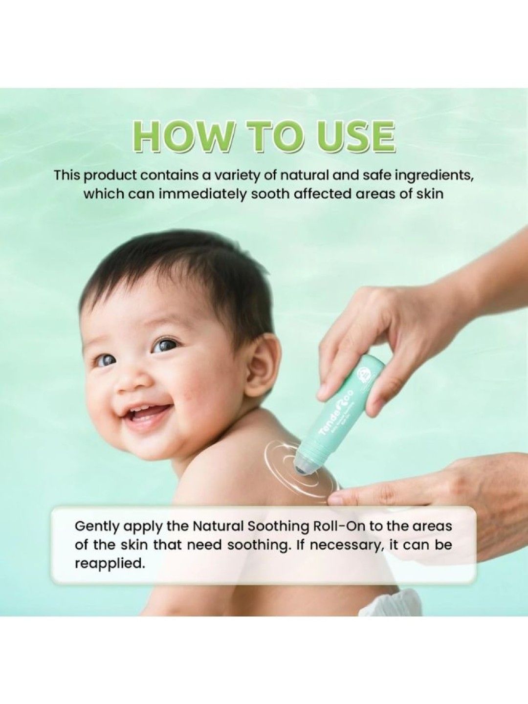 Tenderoo Natural Soothing Roll-On 18ml (No Color- Image 4)