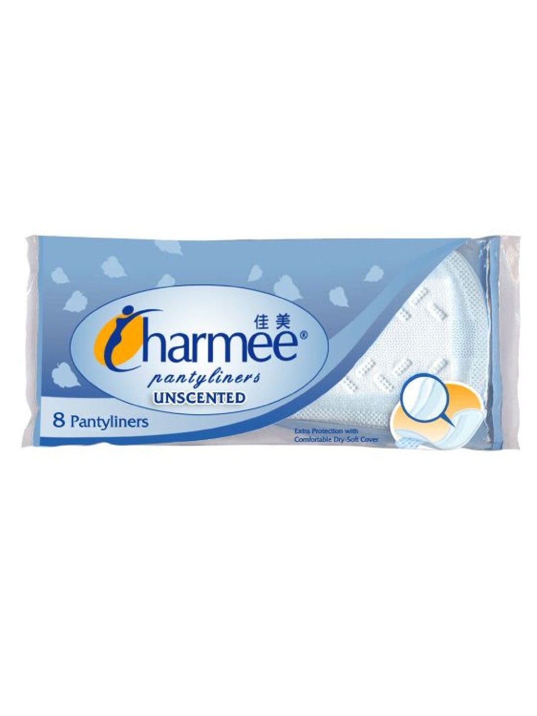 Charmee Unscented Pantyliner 8's