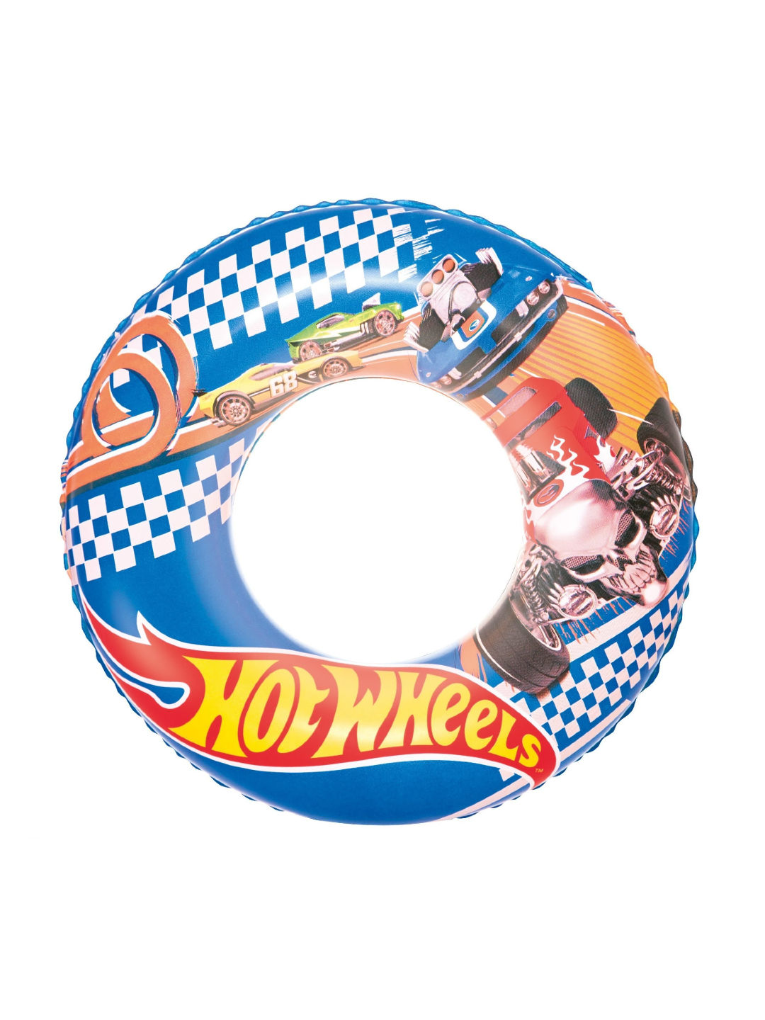 Bestway Hot Wheels Swim Ring (19in) (Blue- Image 1)