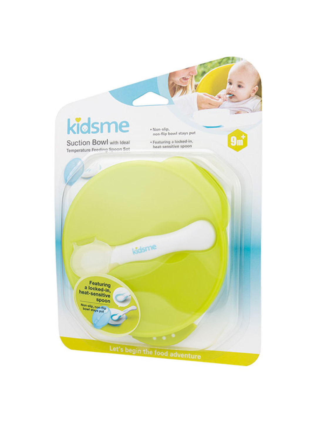 Kidsme Suction Bowl Set (Lime- Image 2)