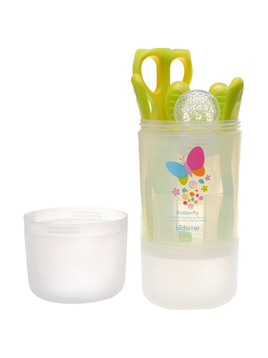 Kidsme Baby Travel Easy Set with Food Container (Lime- Image 2)