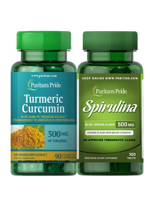 Puritan's Pride General Health Pack A Turmeric Curcumin 500 mg and