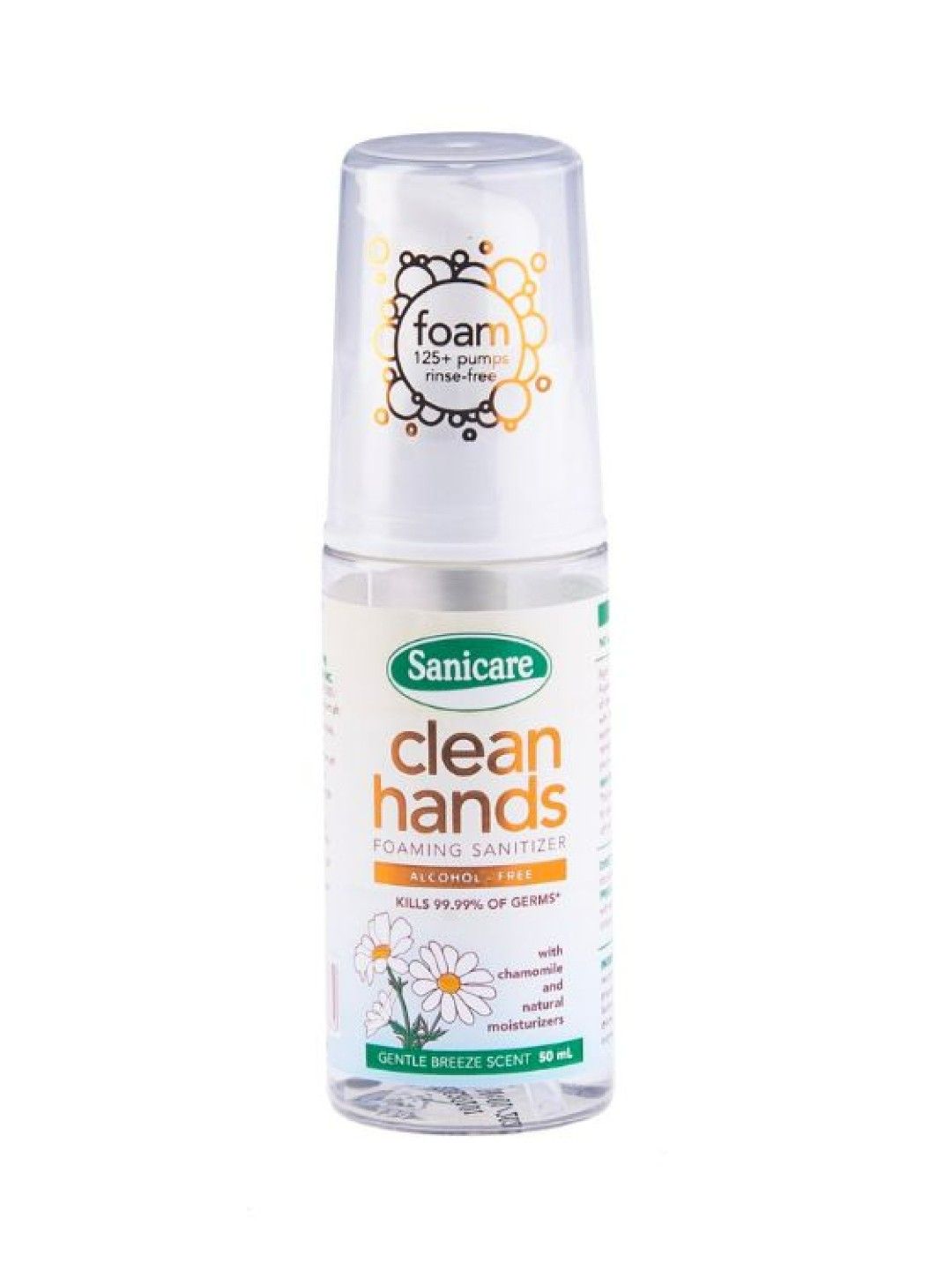 Sanicare Clean Hands Foaming Sanitizer Gentle Breeze (50ml) (No Color- Image 1)