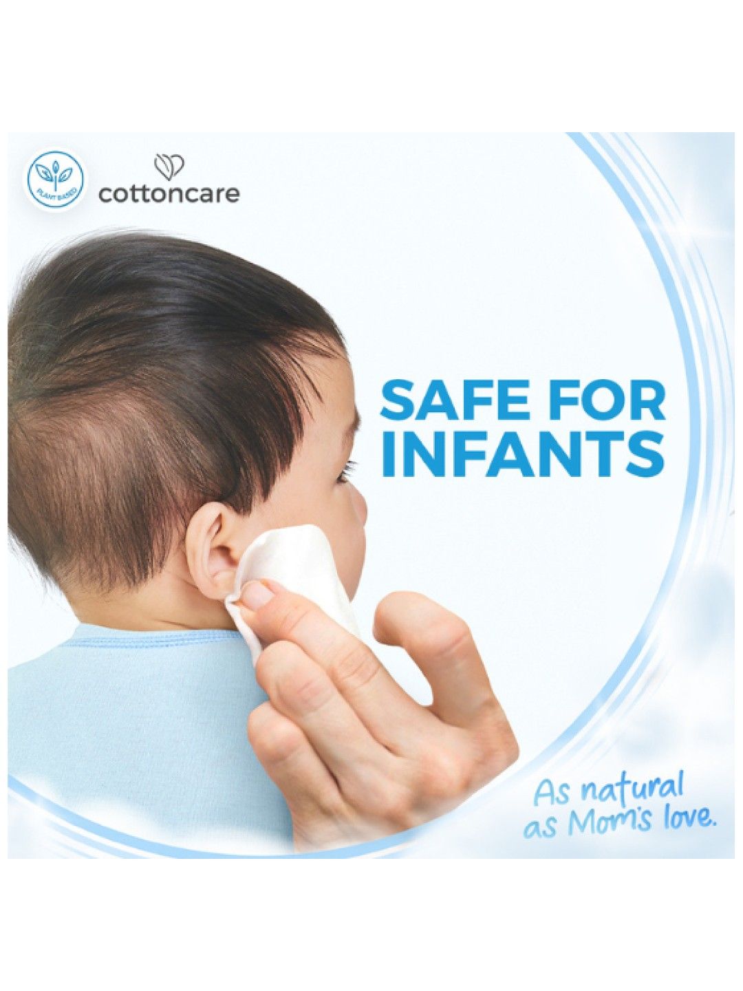 Cotton Central™ Cottoncare™ Premium Baby Cotton Pads (100 pads) (No Color- Image 4)