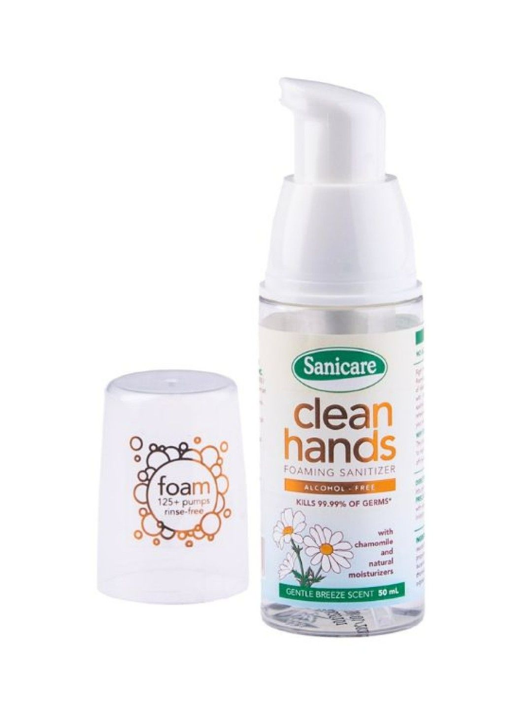 Sanicare Clean Hands Foaming Sanitizer Gentle Breeze (50ml) (No Color- Image 2)