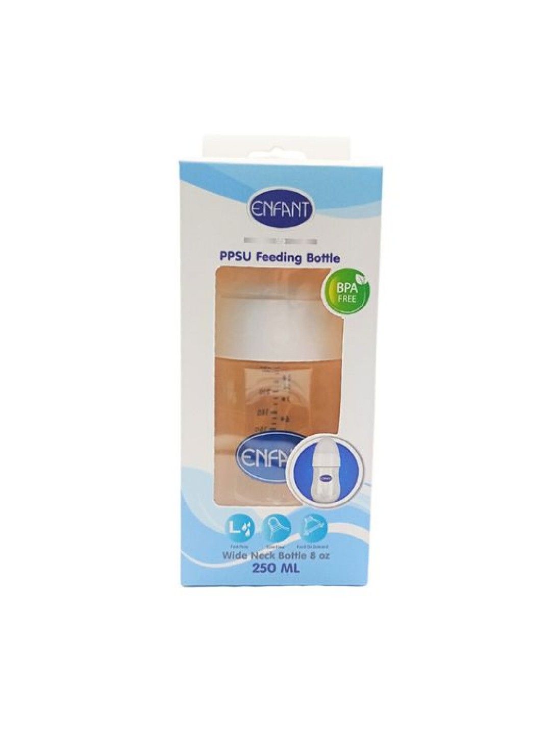 Enfant Wide-neck PPSU Baby Bottle (9oz) (No Color- Image 3)