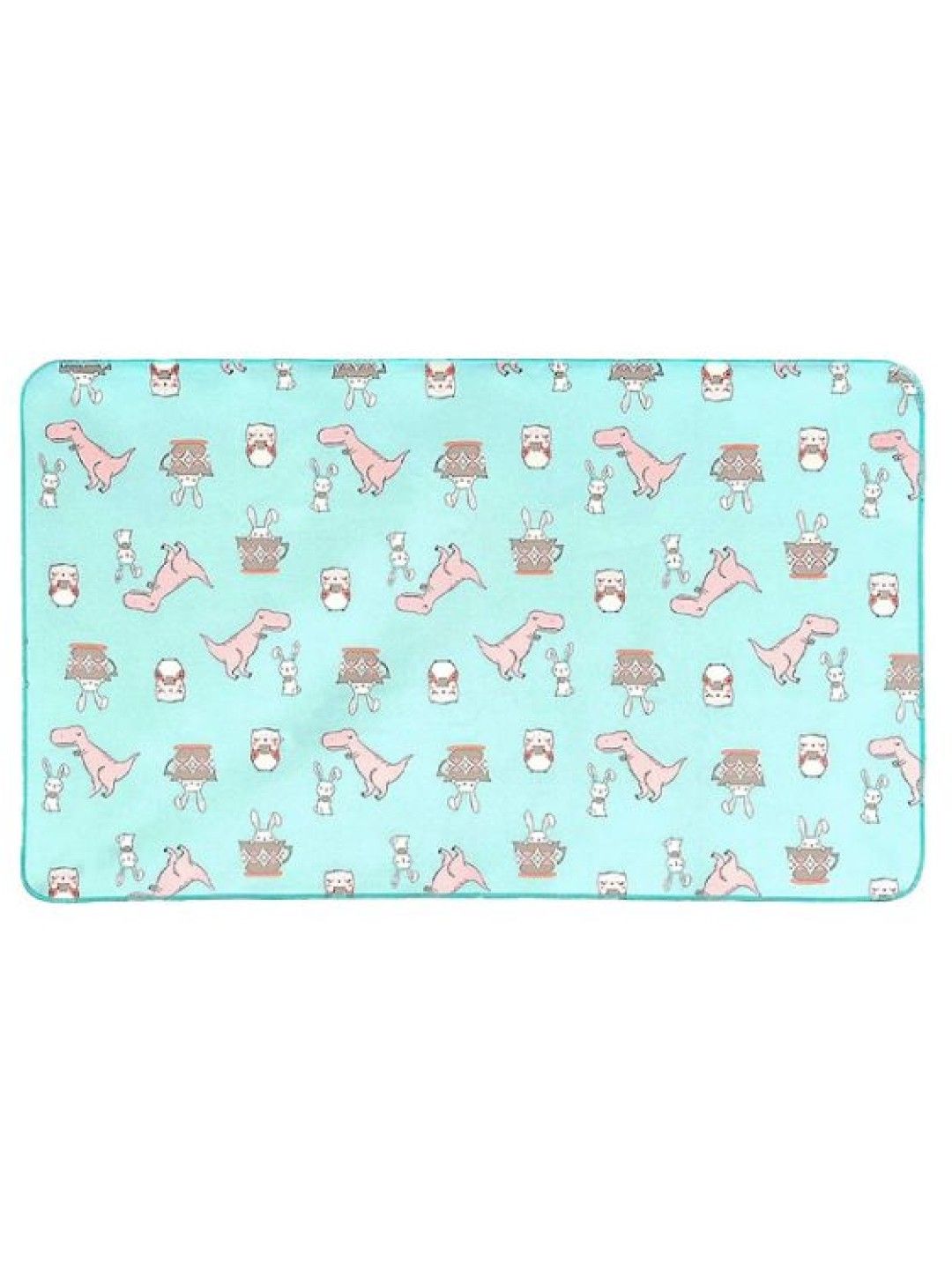 Osomat Leak Proof Mat (Girls) - Small (A Whimsical Tea Party- Image 1)