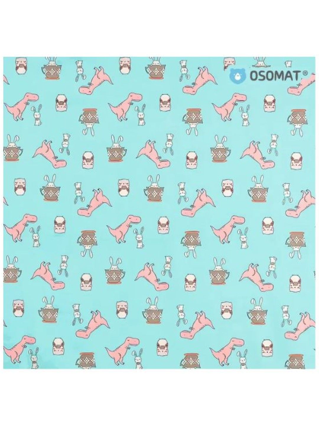 Osomat Leak Proof Mat (Girls) - Small (A Whimsical Tea Party- Image 4)