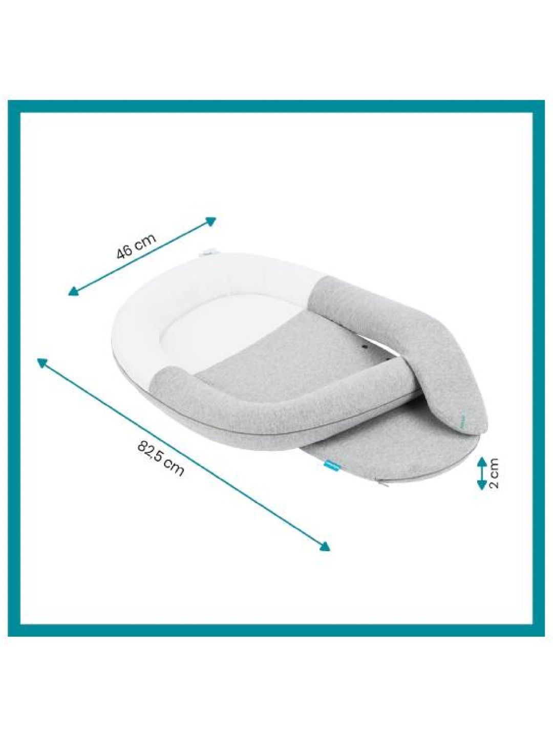 Babymoov Cloudnest Anti-Colic Newborn Lounger with Built-in Heating Pad (No Color- Image 2)