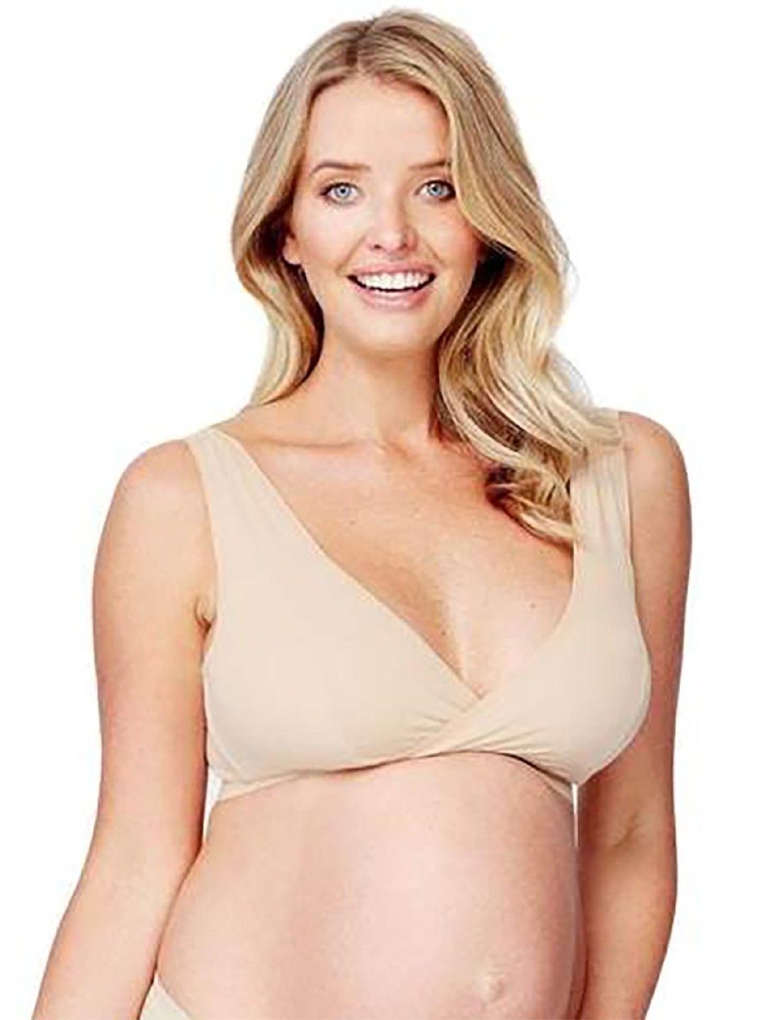 Mamaway (CLEARANCE) Crossover Sleeping & Nursing Bra With Cups - Nude (No Color- Image 1)