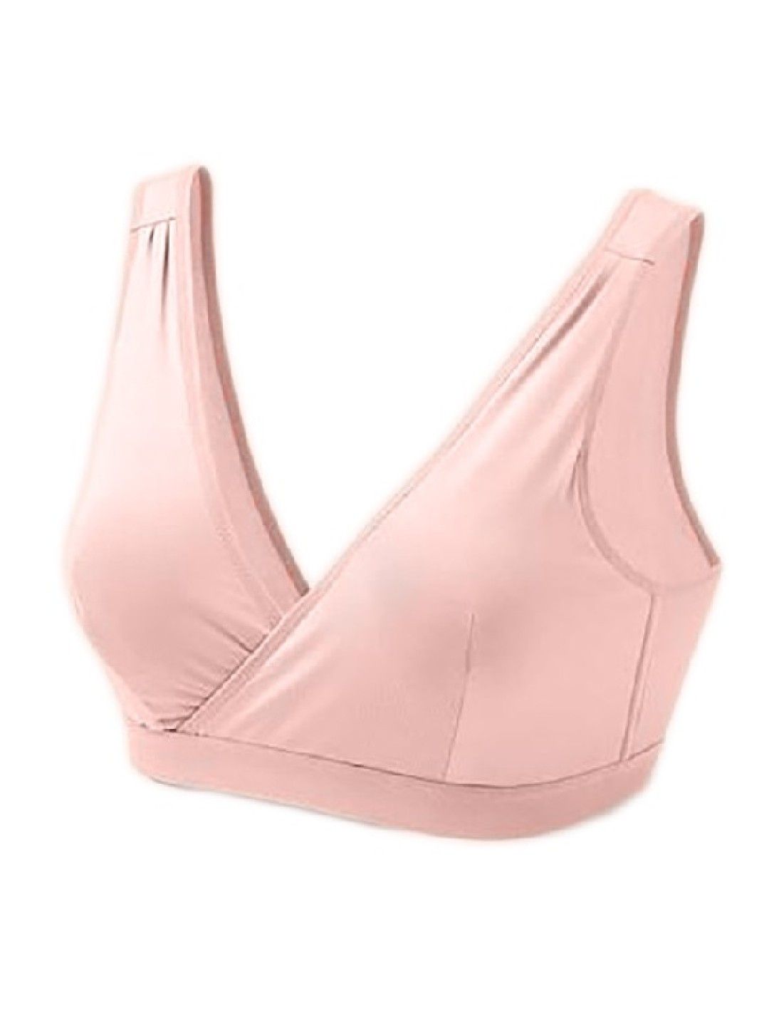 Mamaway (CLEARANCE) Far Infrared Thermal Crossover Sleeping & Nursing Bra - Salmon (No Color- Image 1)