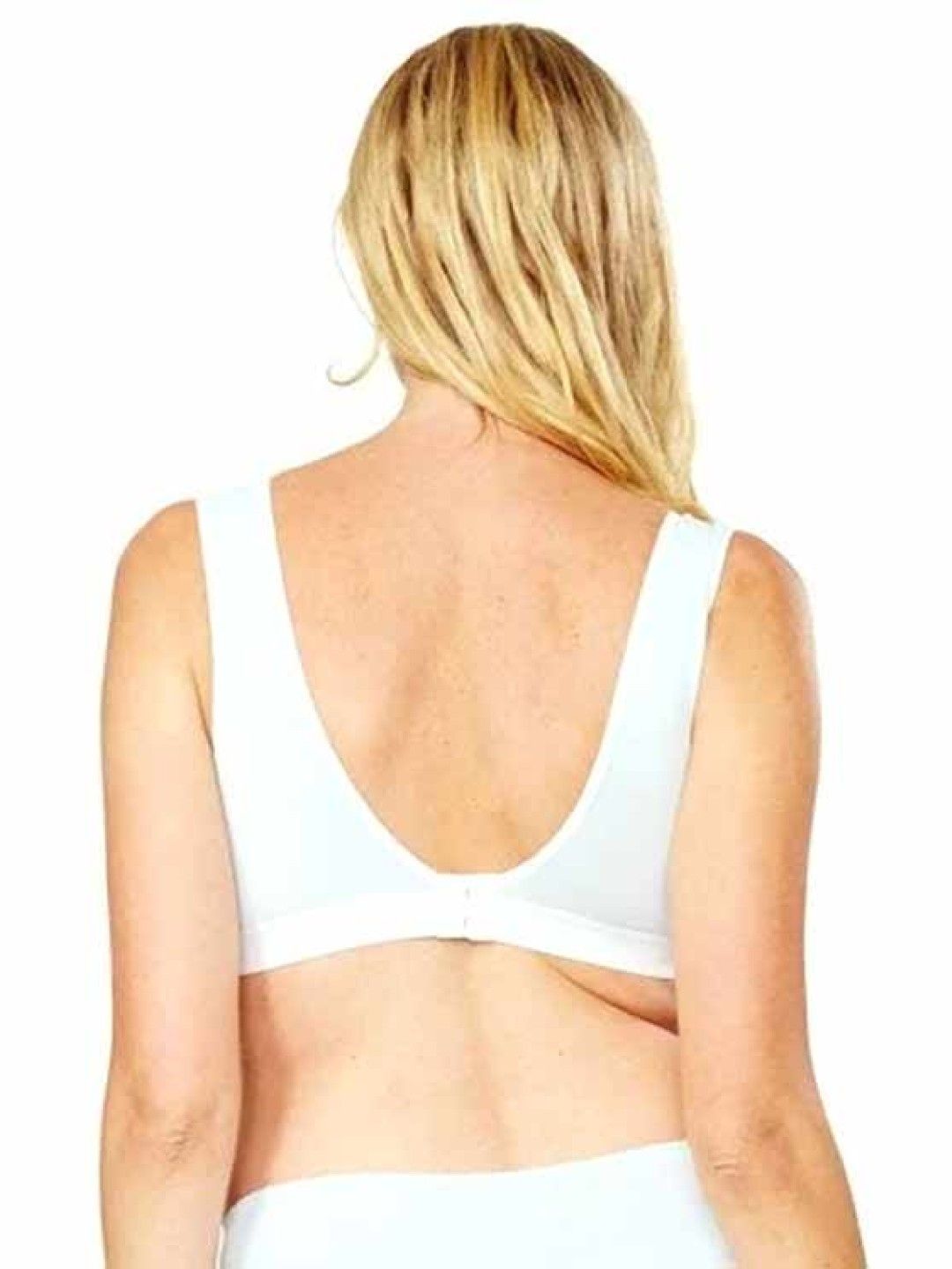 Mamaway (CLEARANCE) Crossover Sleeping & Nursing Bra With Cups - Blue (No Color- Image 3)