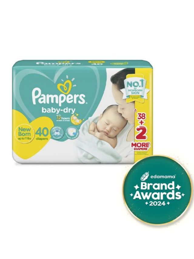 Pampers Baby Dry Taped Value Newborn (40pcs)
