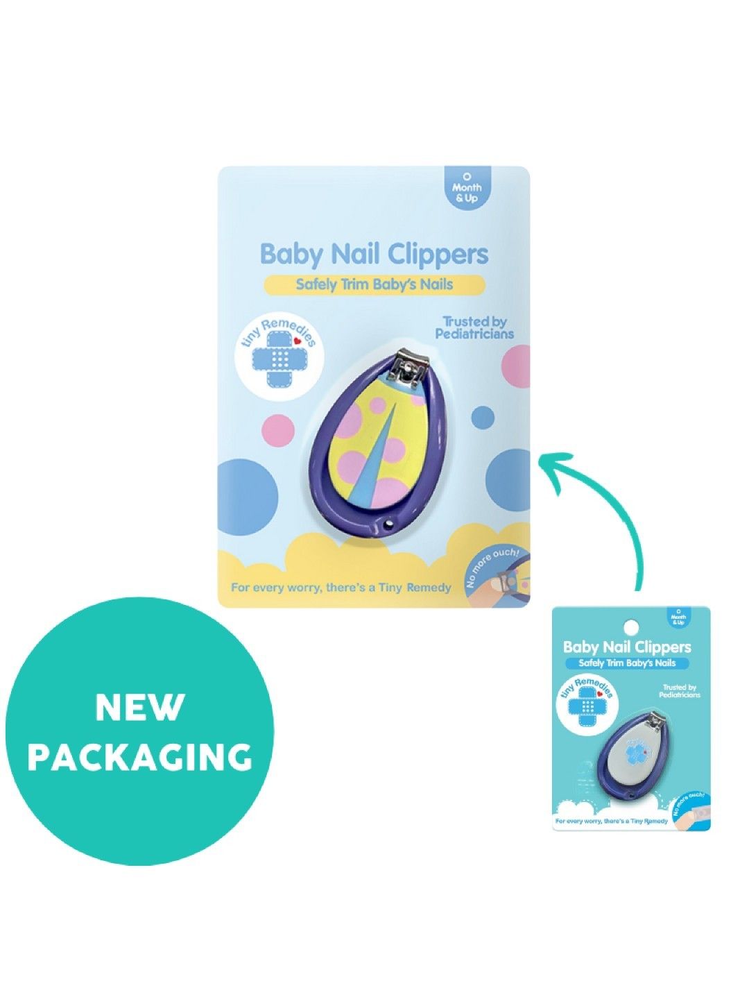 Tiny Buds Tiny Remedies Nail Clipper (White- Image 4)