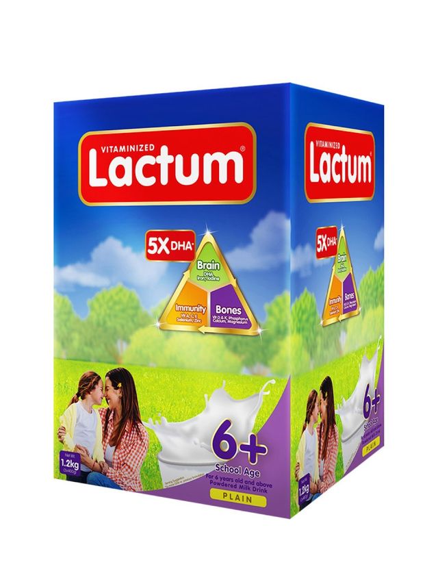 Lactum 6+ Powdered Milk Plain (1.2kg) [Expiry 10… edamama