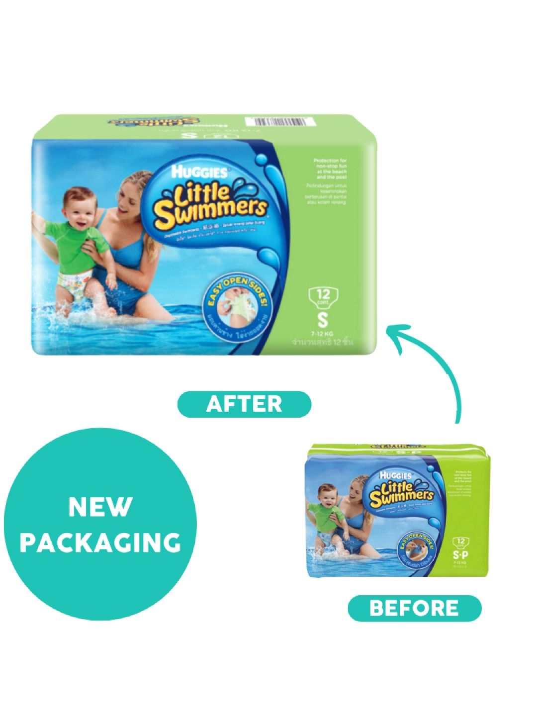 Huggies Little Swimmers Small (No Color- Image 3)