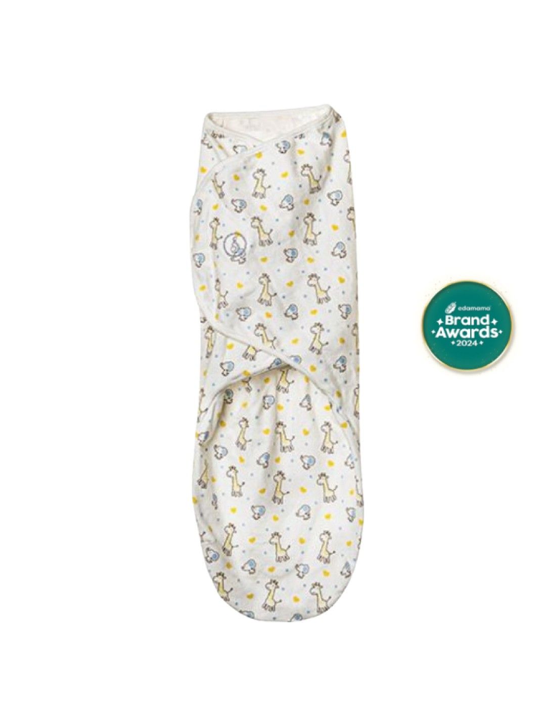 Swaddies PH Giraffe Velcro Swaddle Wrap-Infant (Yellow- Image 1)