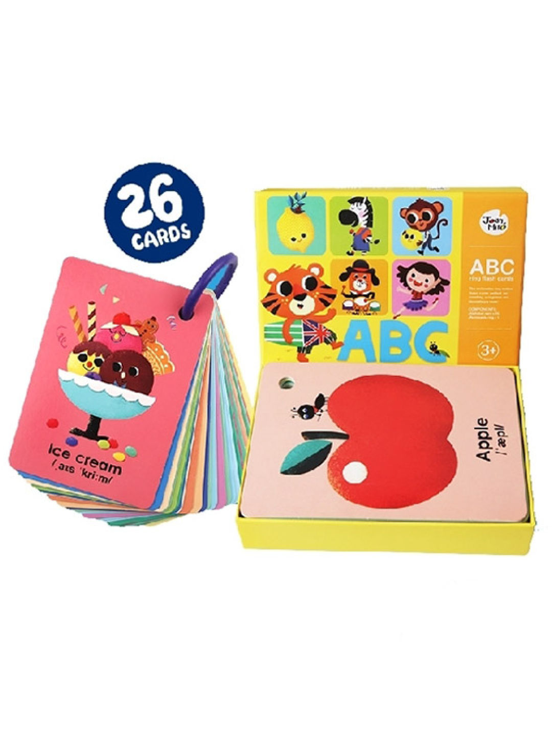 Joan Miro ABC - Ring Flash Cards (No Color- Image 1)