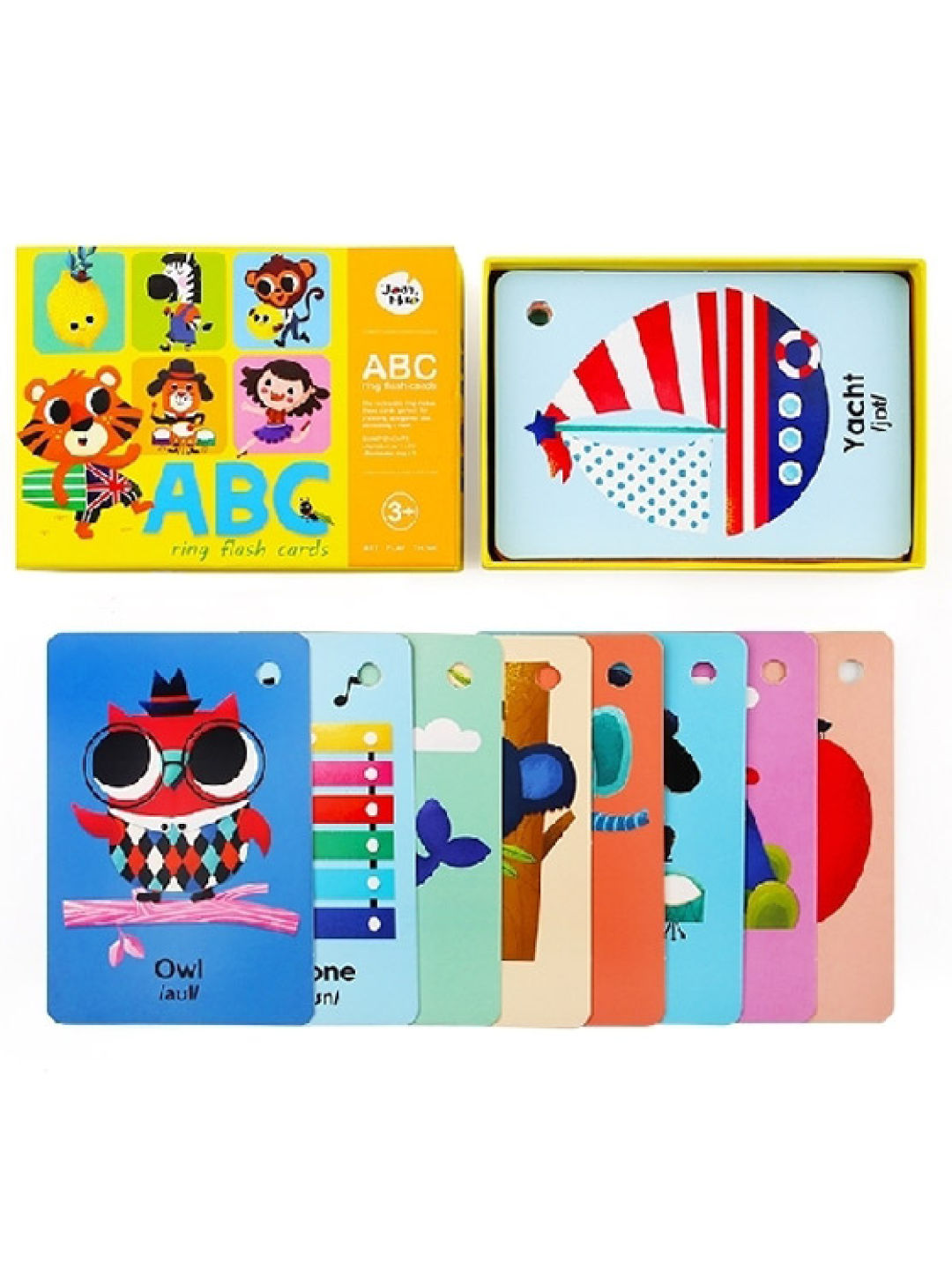 Joan Miro ABC - Ring Flash Cards (No Color- Image 3)