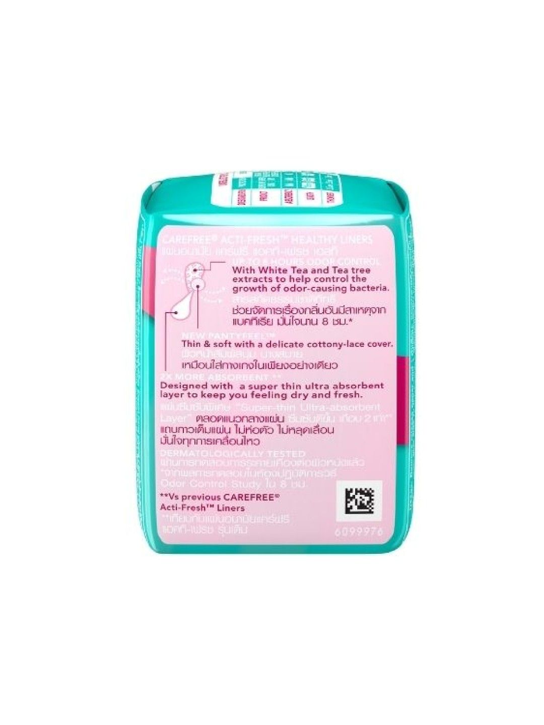 Carefree ACTI-FRESH® Ultra Thin Panty Liners (20s) (No Color- Image 3)