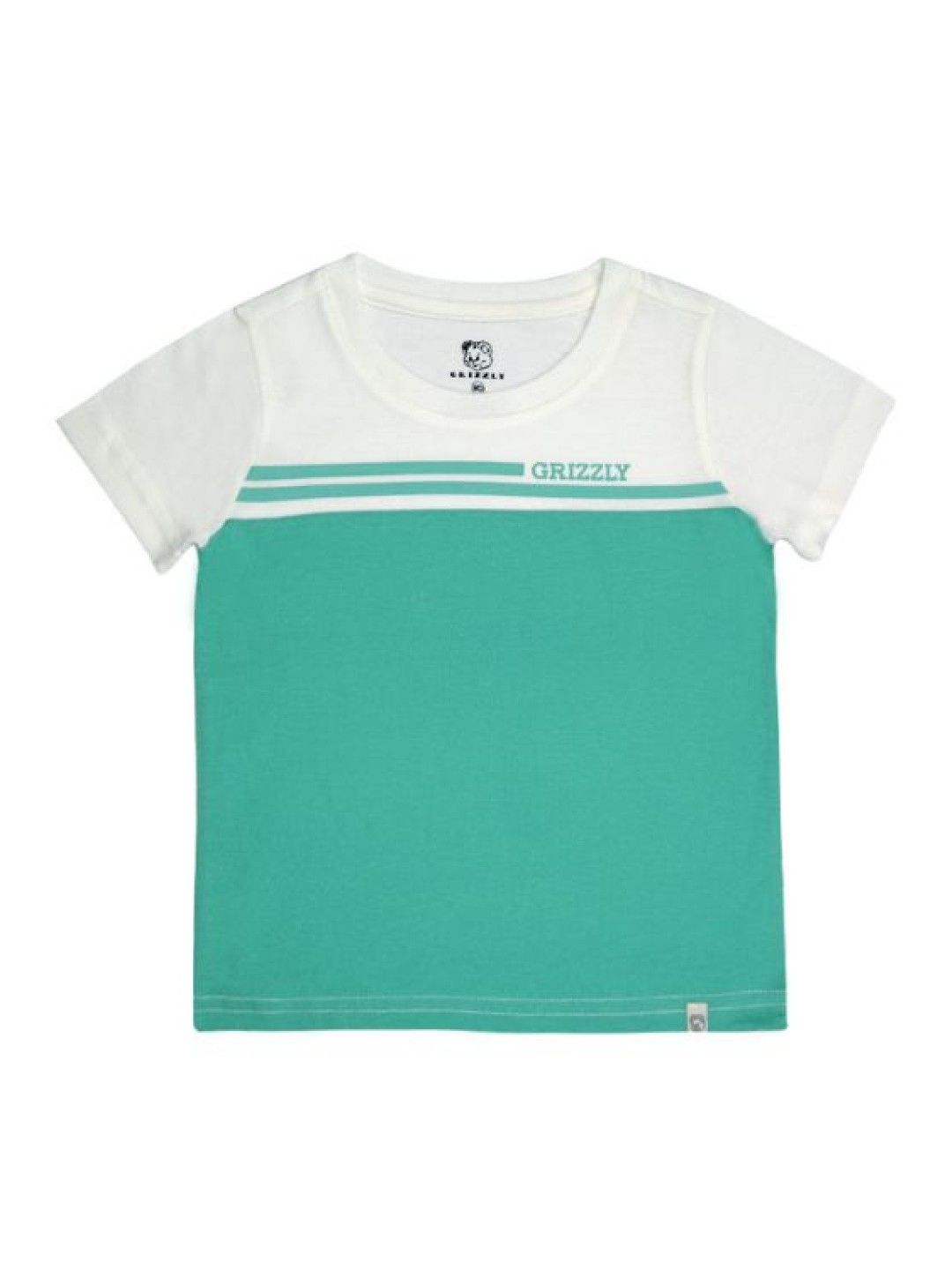 Grizzly Toddler Boys Short Sleeve Round Neck and Shorts Set (Aero Green- Image 2)