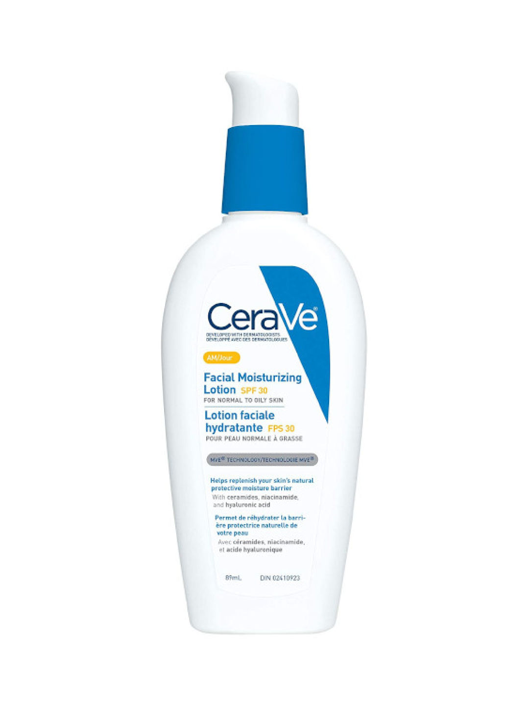 CeraVe AM Facial Moisturizing Lotion (89mL) (No Color- Image 3)