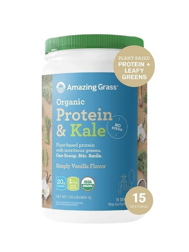 Amazing Grass Organic Protein & Kale Plant Based Protein edamama
