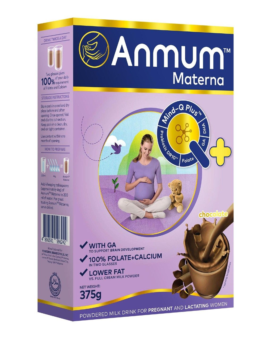 Anmum Anmum Materna Milk Powder Chocolate (375g)