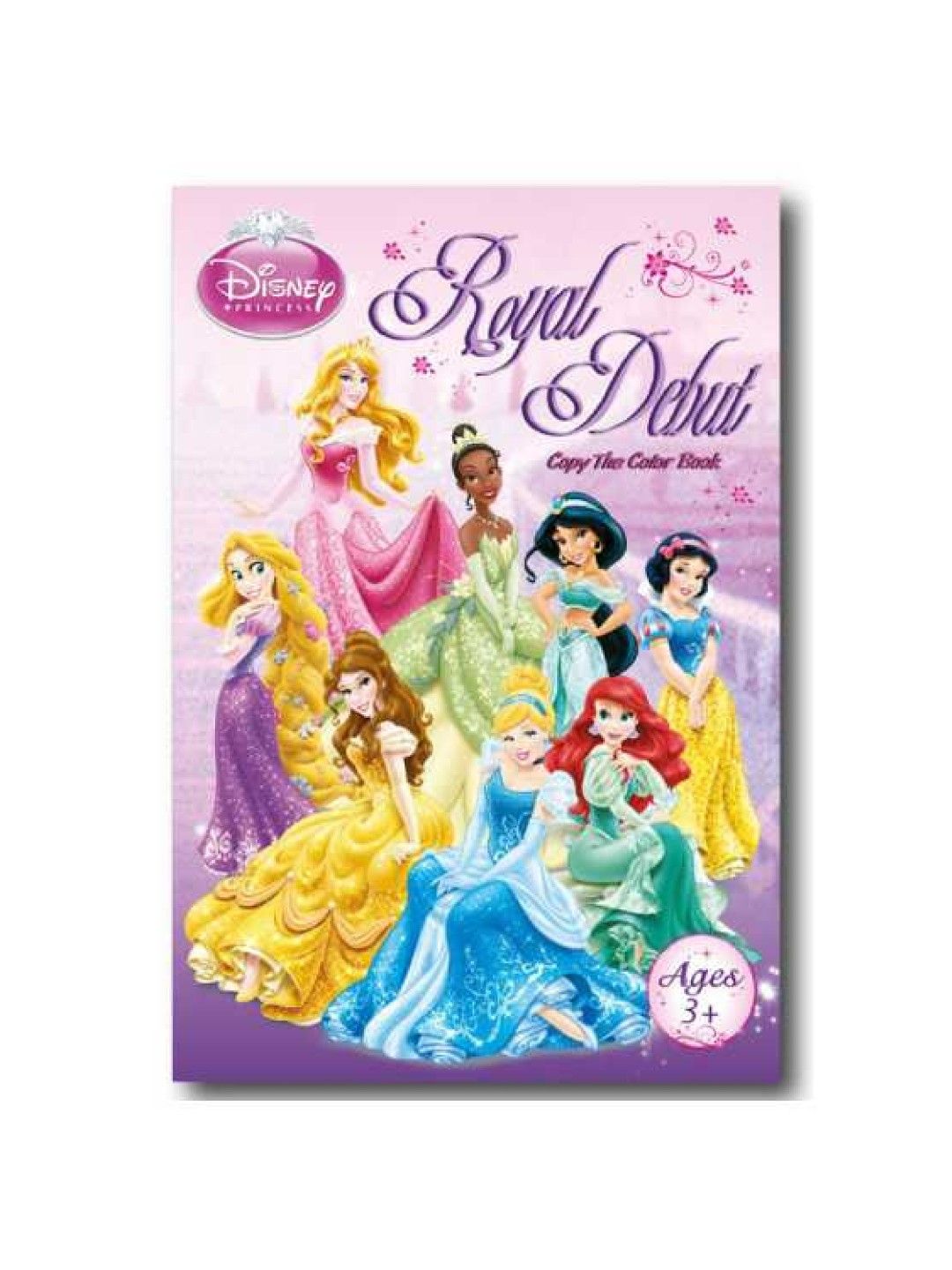 Easy To Learn Disney Princess - Royal Debut - Copy the Color (Ages 3+ Years) (No Color- Image 1)