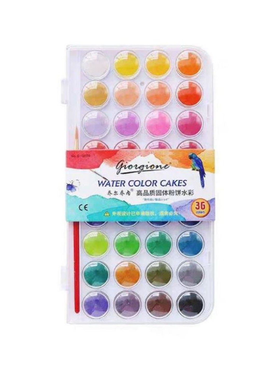 Ink + Stone Giorgione Watercolor Cake with Brush - 36 Colors