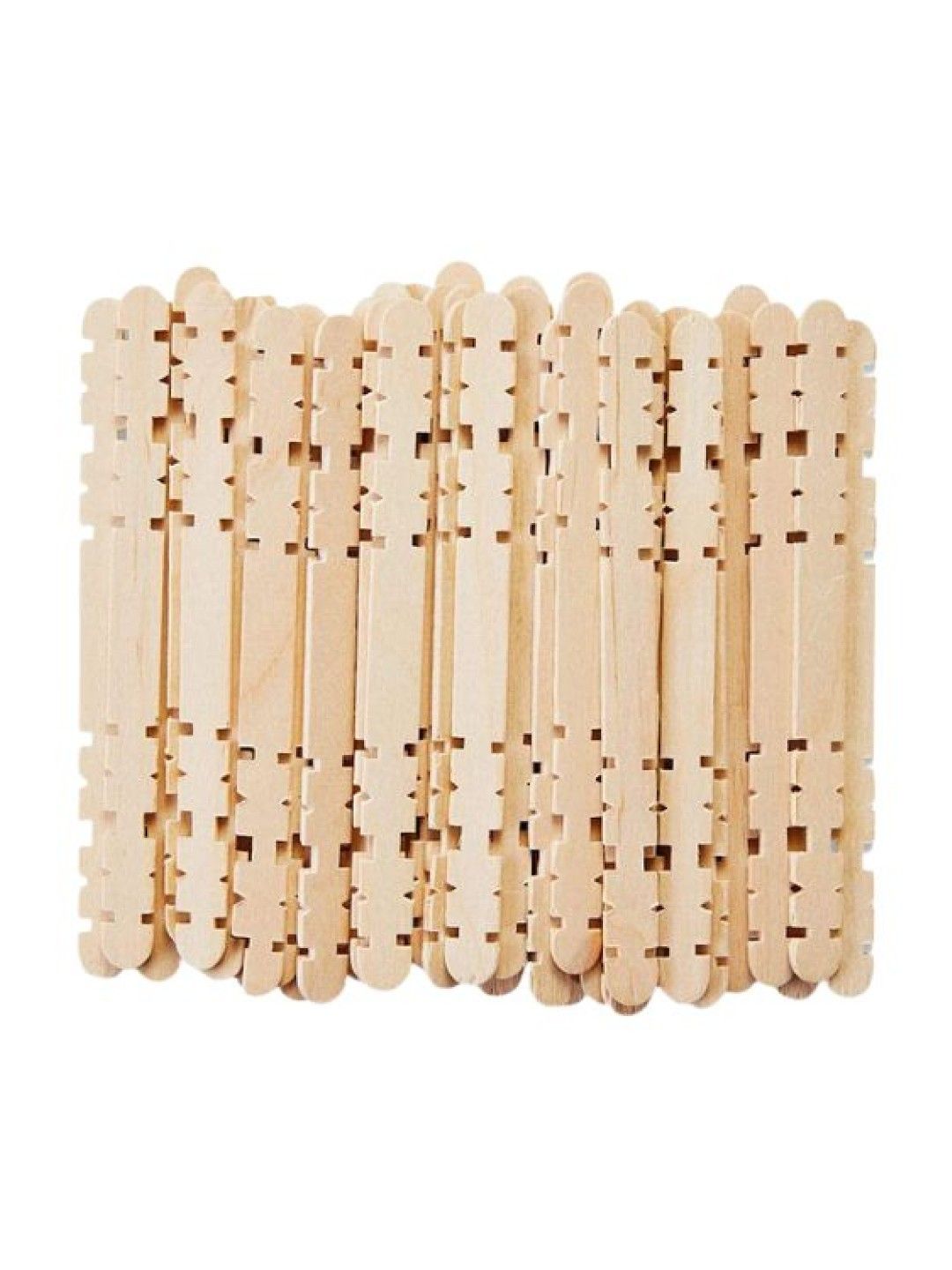 Ink + Stone Popsicle Sticks - Grooved Natural Wood