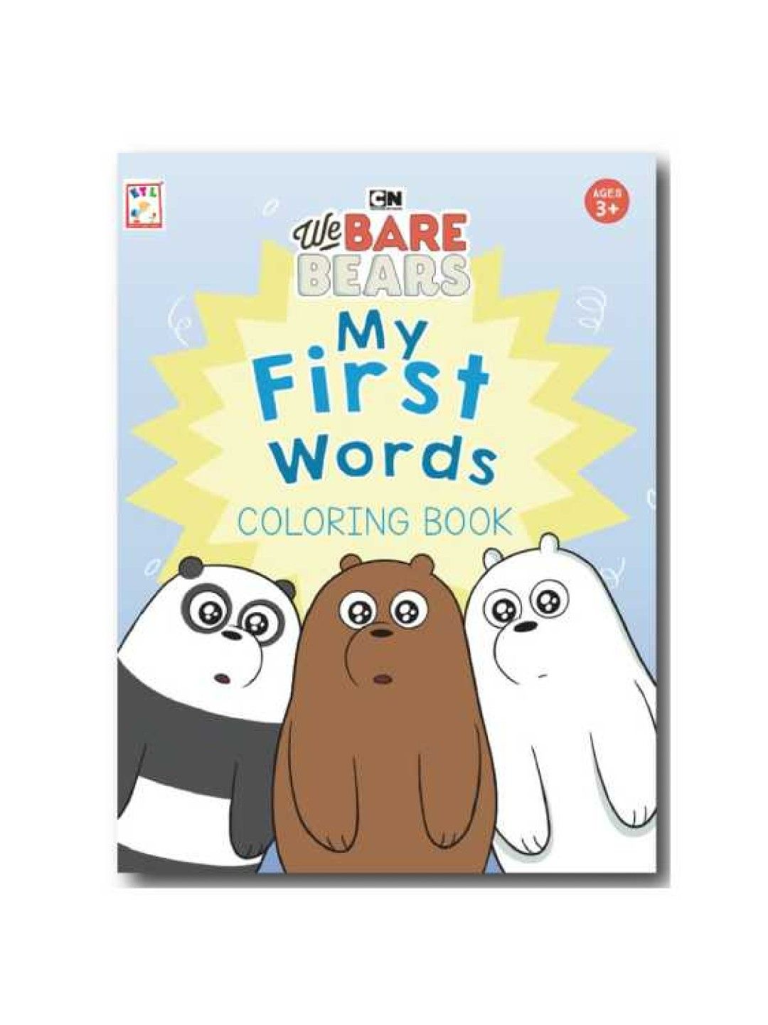 Lampara We Bare Bears - My First Words Coloring Book