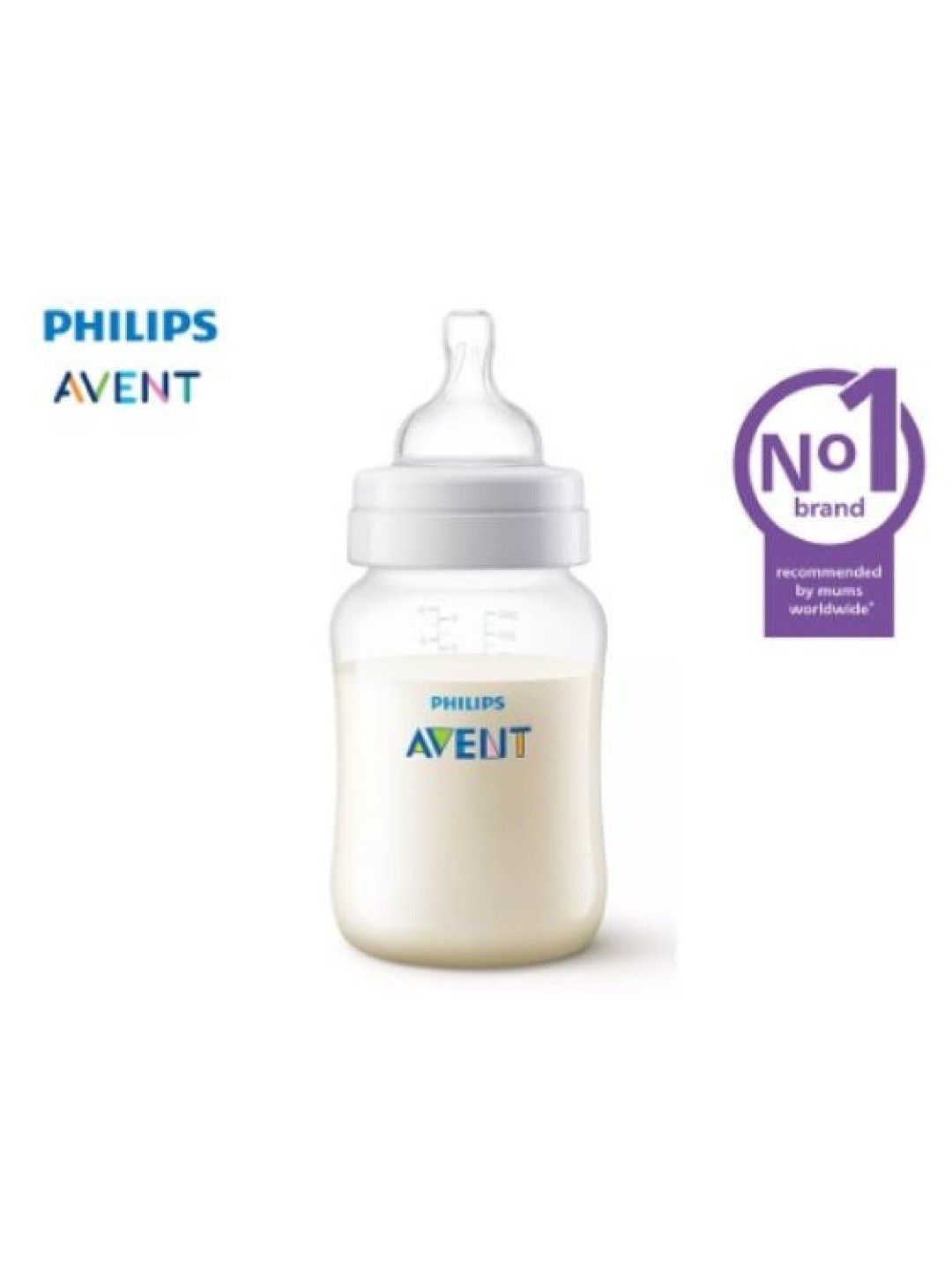 Avent Anti-Colic Baby Bottle (9oz) (No Color- Image 2)