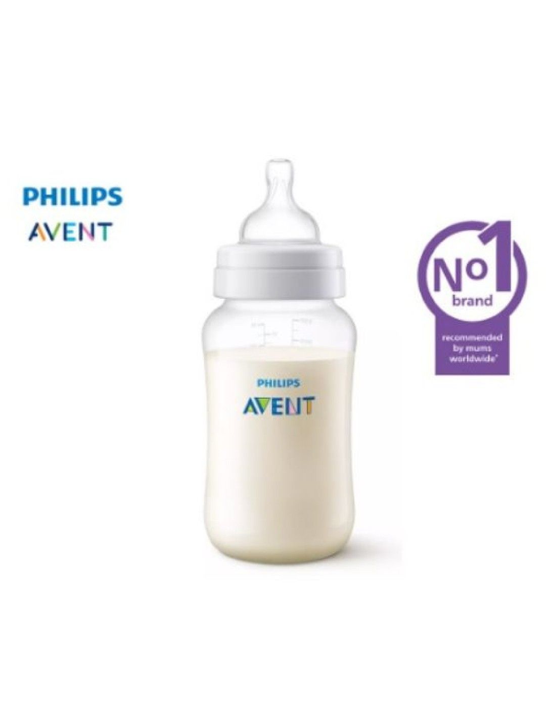 Avent Anti-Colic Baby Bottle (11oz) (No Color- Image 3)