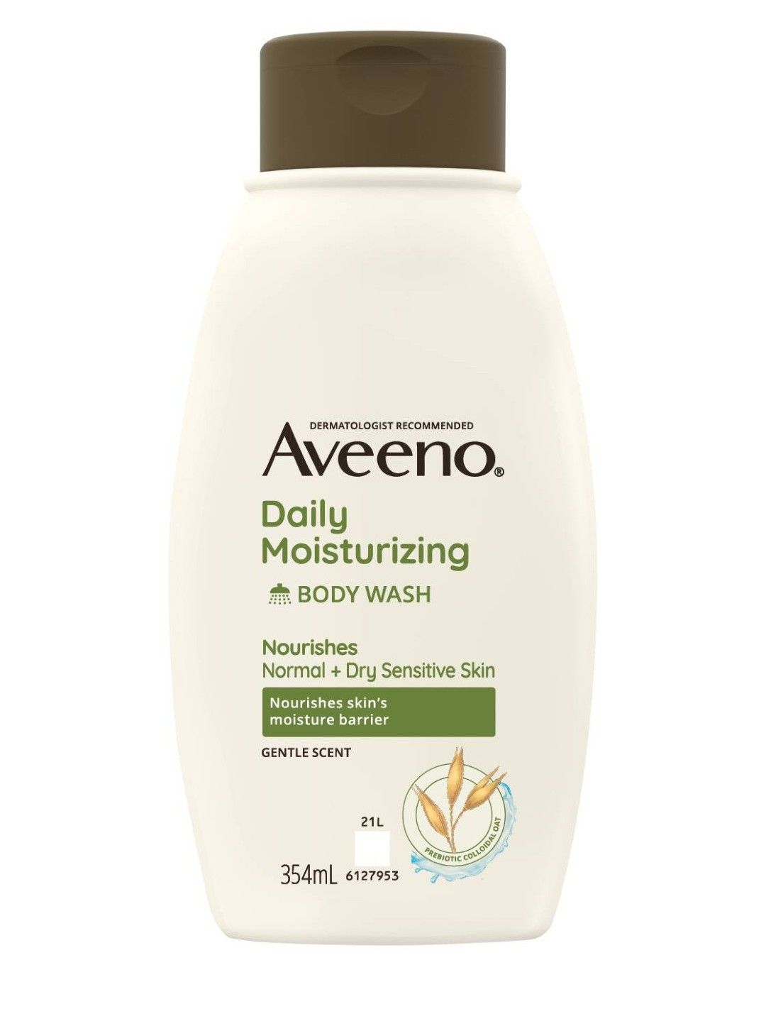 Aveeno Daily Moisturizing Body Wash (354ml) [Expiry: Jun 2025] (No Color- Image 1)