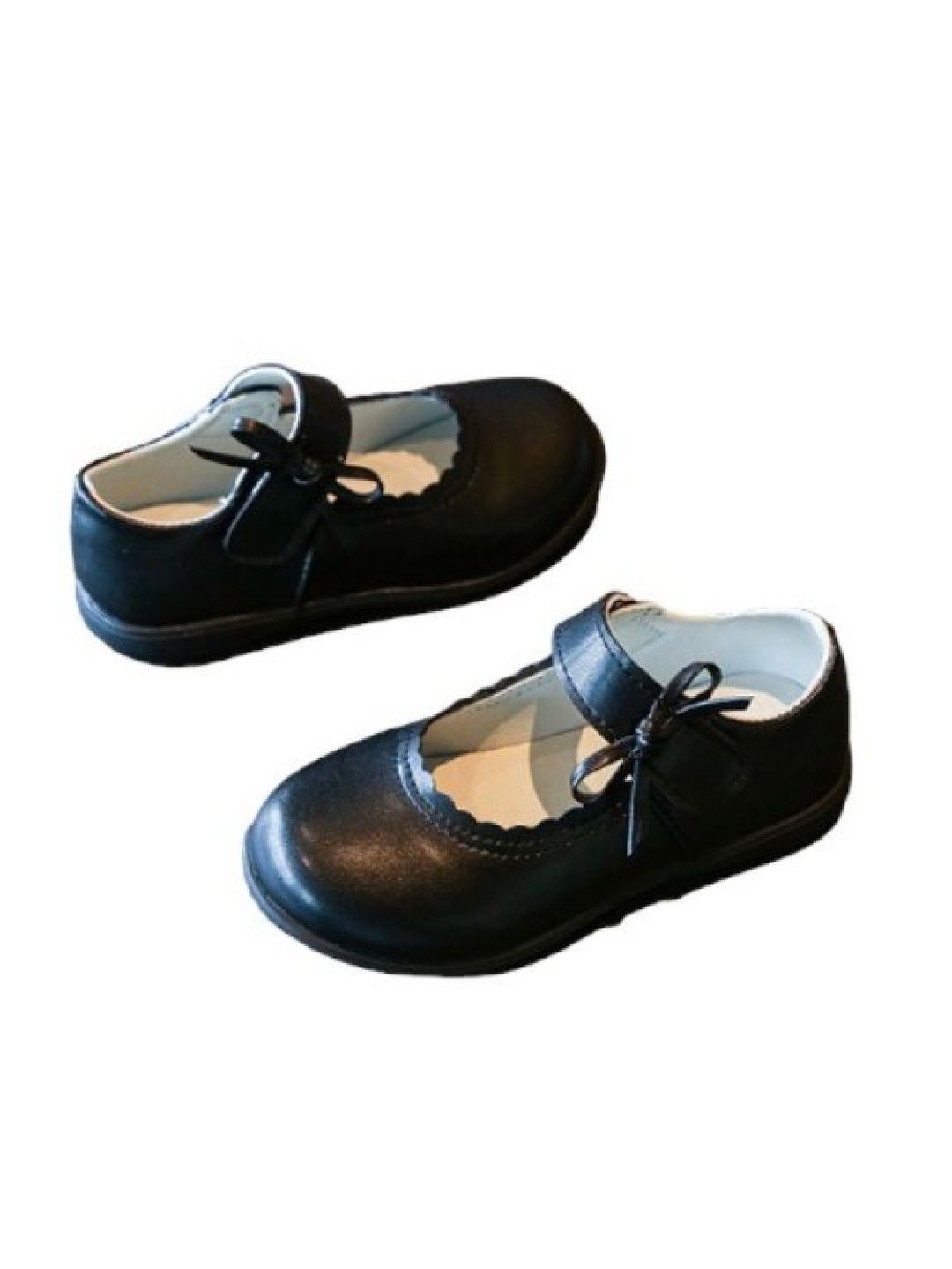 Seams 195 Abella School Shoes (Black- Image 2)