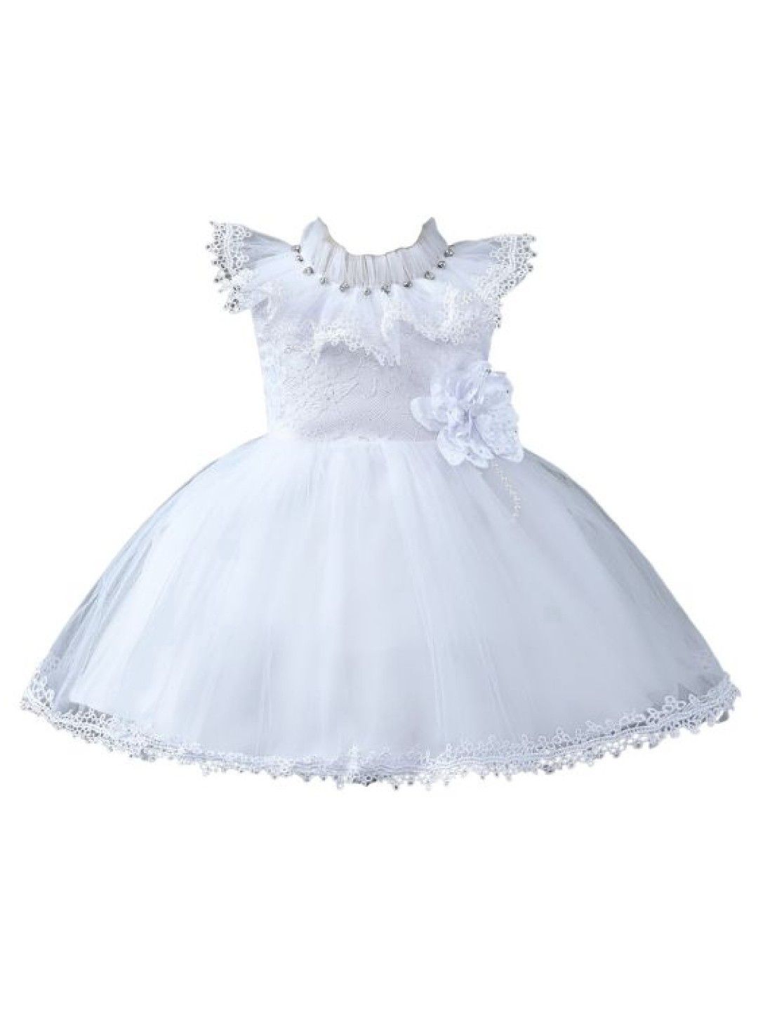 Seams 195 Abigail One Piece Baptismal Dress (White- Image 1)