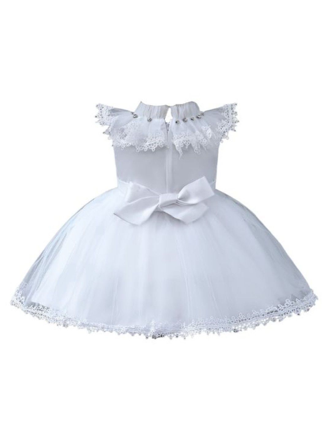 Seams 195 Abigail One Piece Baptismal Dress (White- Image 2)