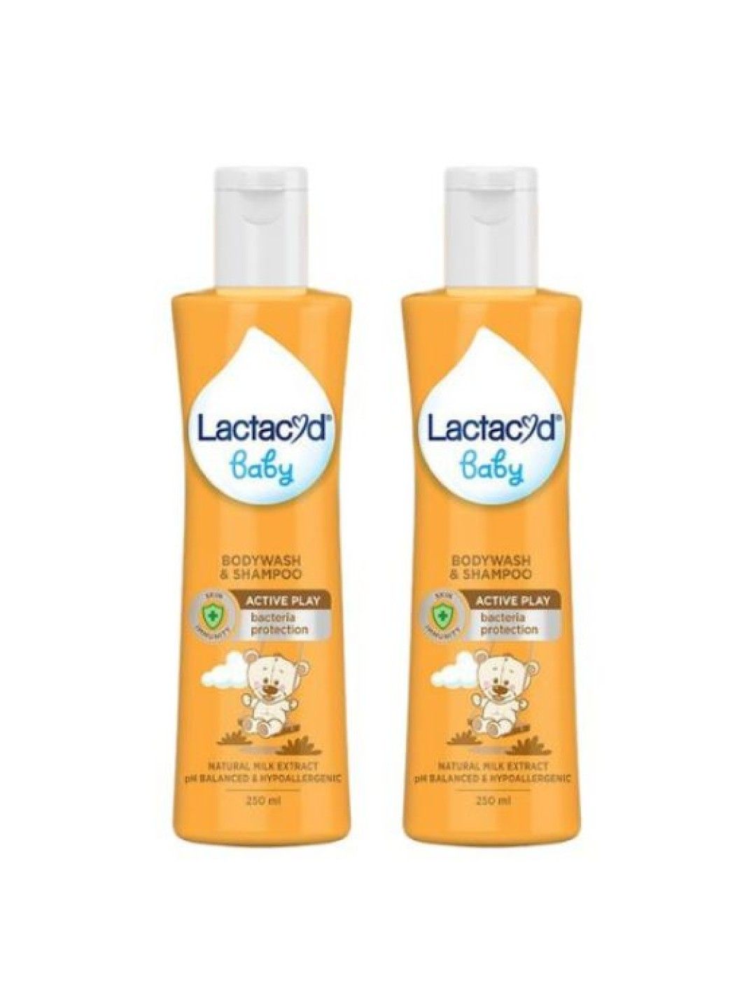 Lactacyd Baby Active Play Toddler Wash (250ml) Bundle of 2