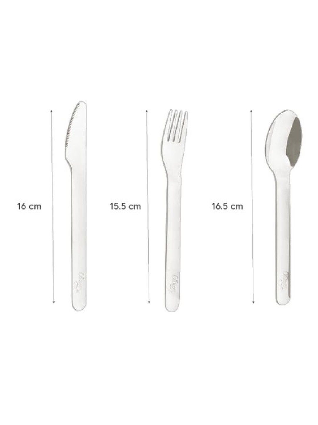 Citron Cutlery Set with Silicon Case (Cream- Image 4)