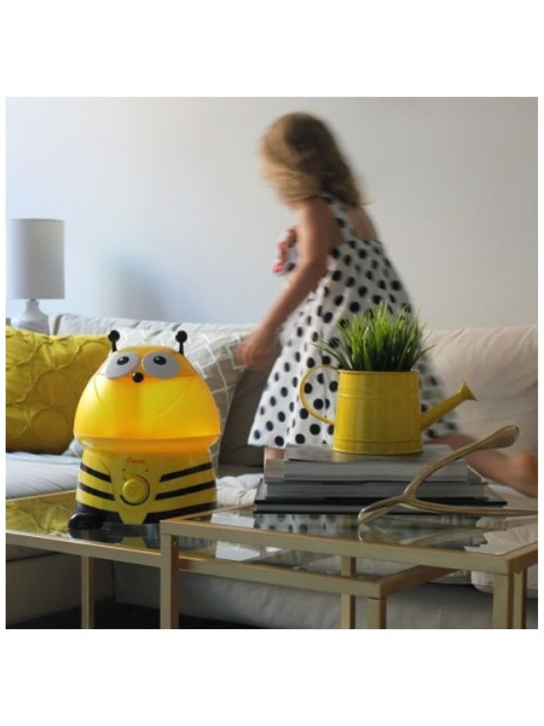 Crane Adorable Cool Mist Humidifier Buzz the Bumblebee (No Color- Image 4)