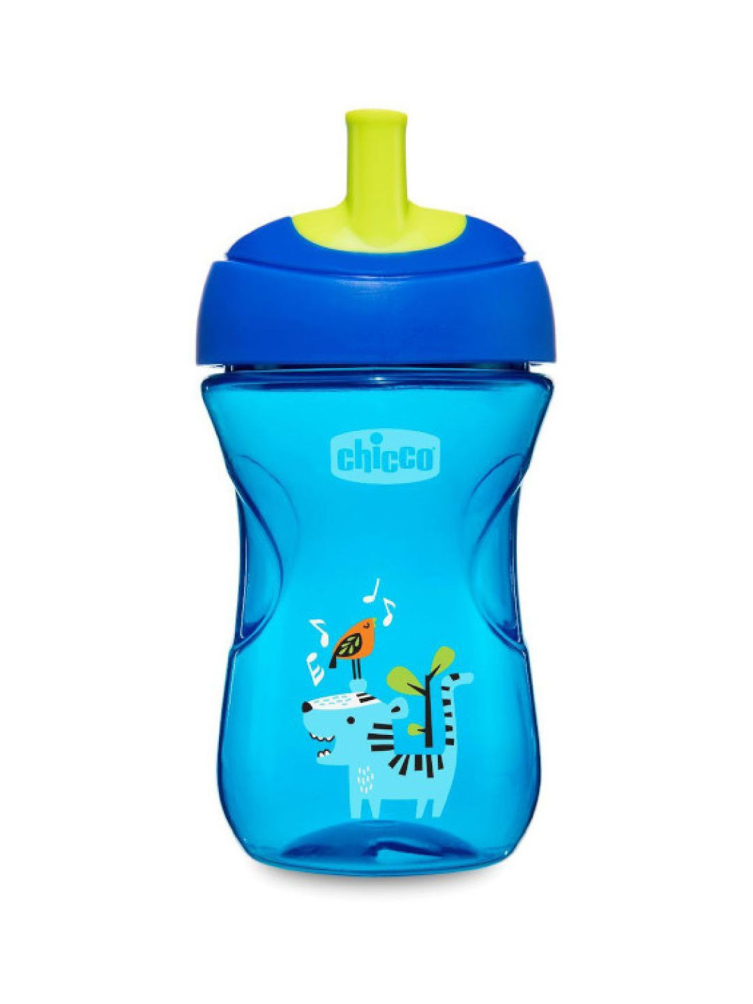 Chicco Advanced Straw Trainer Sippy Cup for Toddlers (Blue- Image 1)